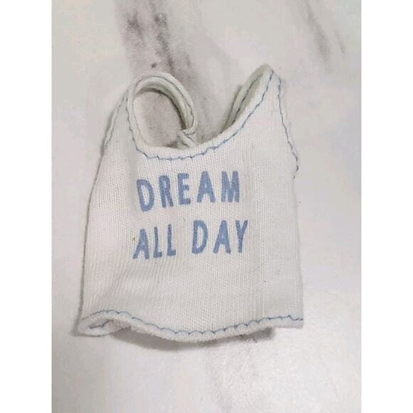 Barbie Fashionistas #120 White Pajama Tank Top DREAM ALL DAY y2k 90s retro - Picture 1 of 3